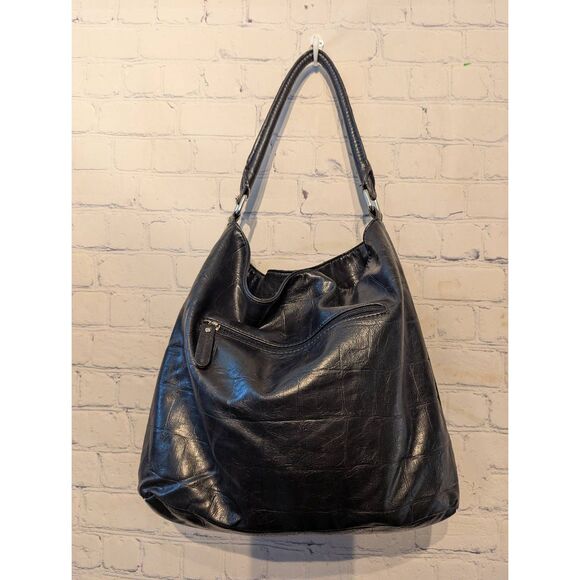 Tyler Rodan faux patent leather shoulder purse medium - Picture 2 of 6